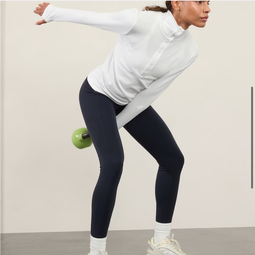 Athleta Flurry Seamless Henley